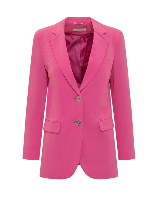 MICHAEL Michael Kors Pink Single-Breasted Blazer Jacket