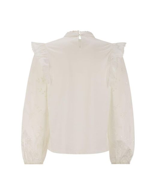 Weekend by Maxmara White Taddeo Blouse