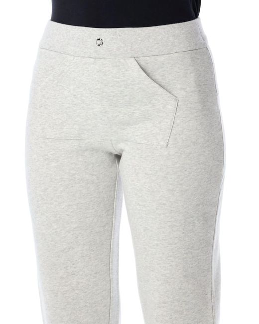 Coperni Gray Low-Waist Organic Cotton Jogging Pants