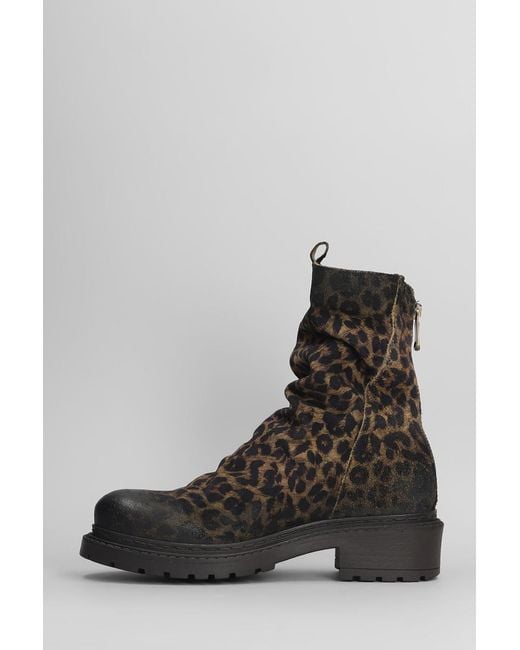 METISSE Black Low Heels Ankle Boots