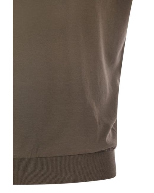 Tagliatore Multicolor Basic Short-Sleeved Cotton T-Shirt for men