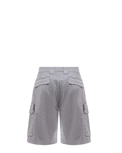 C P Company Gray Pantsshorts for men