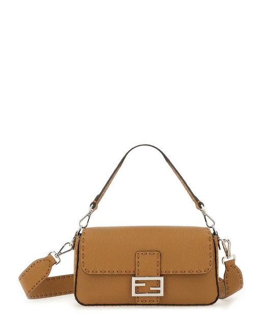 ショルダーバッグ・ポシェット Fendi Nvo-Baguette Bag Fendi Nvo-Baguette Bag in Brown | Lyst
