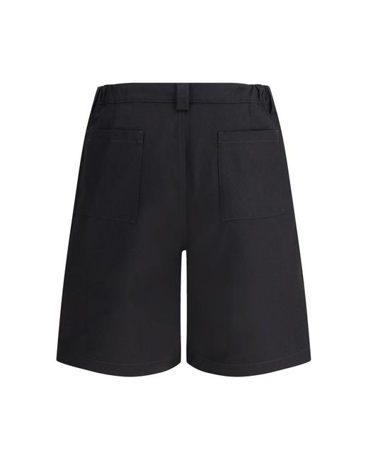 GR10K Black Bermuda Shorts for men