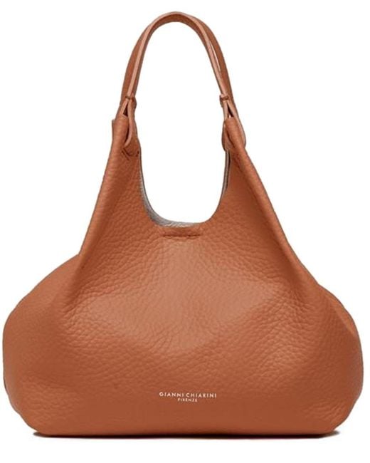 Gianni Chiarini Brown Dua Leather Handbag