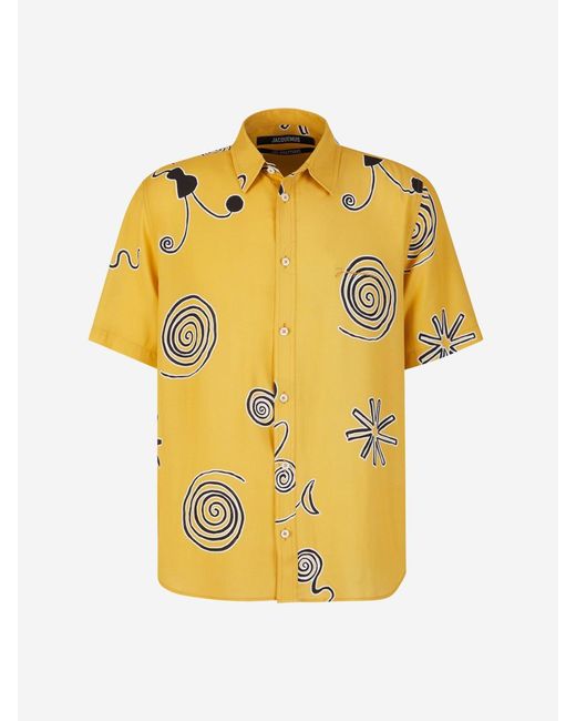 Jacquemus Yellow Shirt La Chemise Melo for men