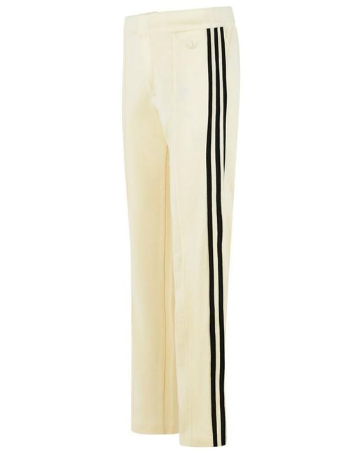 Adidas Originals Natural Ivory Cotton Blend Trousers