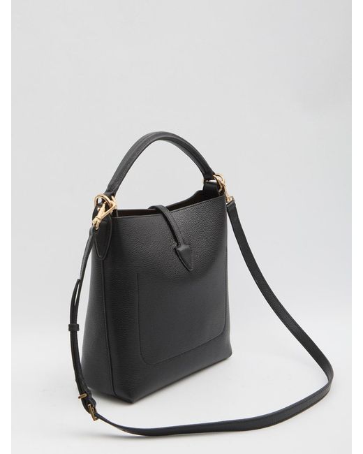 Tod's Black T Timeless Mini Bucket Bag