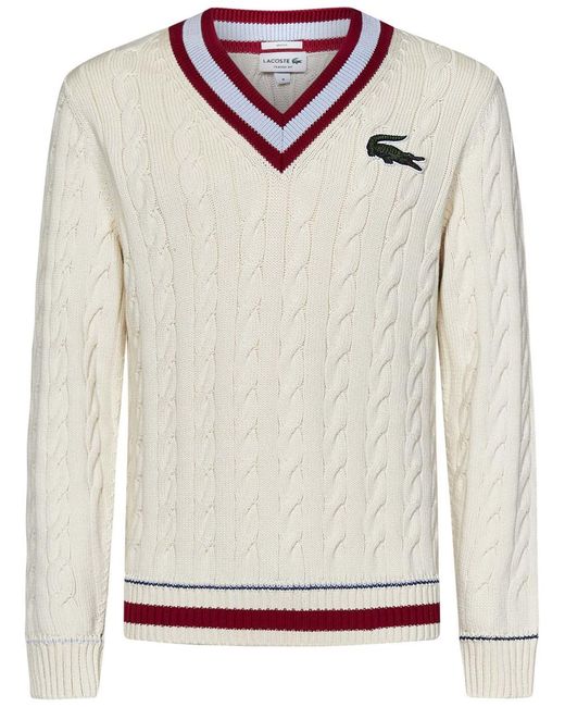 Lacoste White Sweater