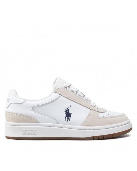 Polo Ralph Lauren Polo Crt Pp-sneakers-athletic Shoes in White for Men ...