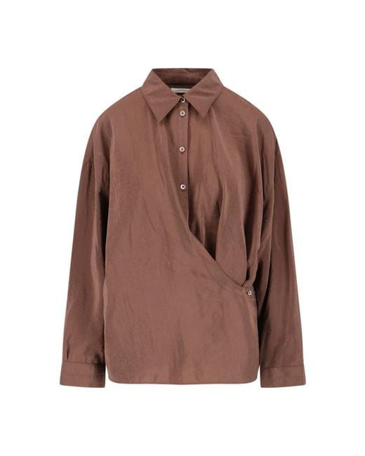 Lemaire Brown Shirts