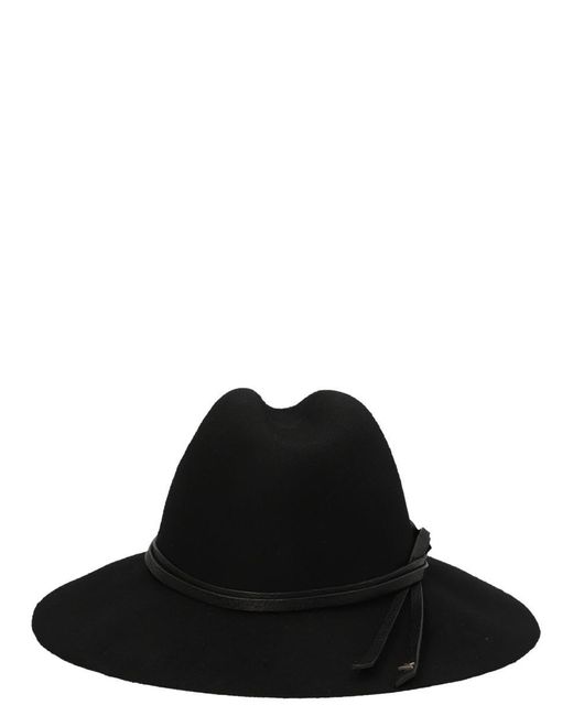 Golden Goose Deluxe Brand Fedora Hat Hats Black for men