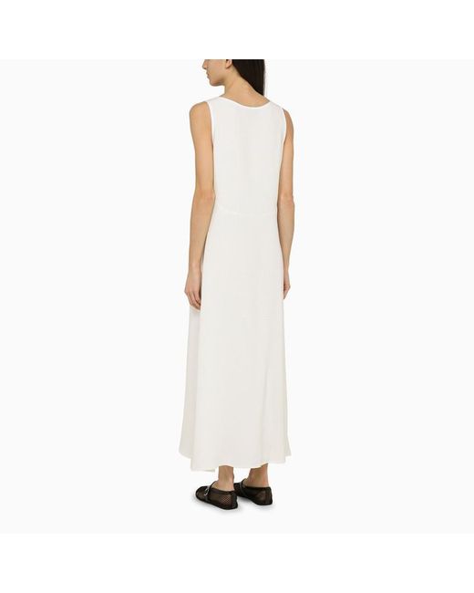 A.P.C. Long White Viscose Dress