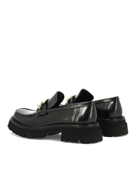Ferragamo Black Ingrid Loafers Shoes