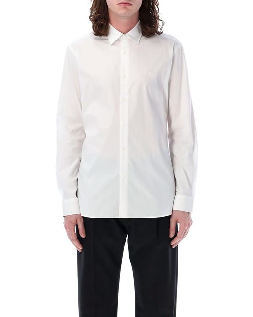 Burberry White Classic Shirt for men