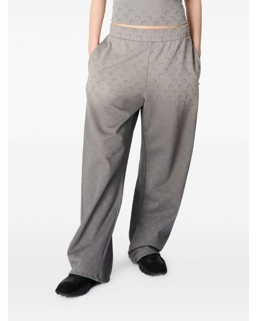 MARINE SERRE Gray Trousers