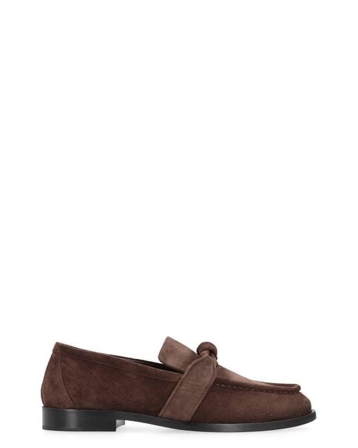 Bottega Veneta Brown Astaire Suede Loafers for men