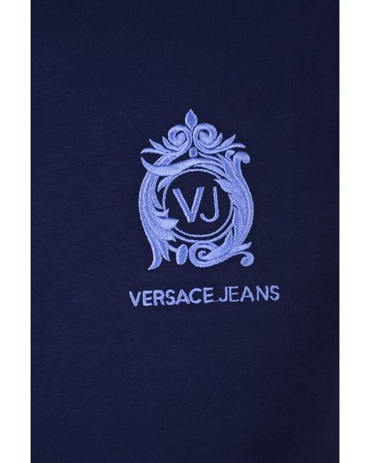 Versace Blue Versace Jeans Topwear for men