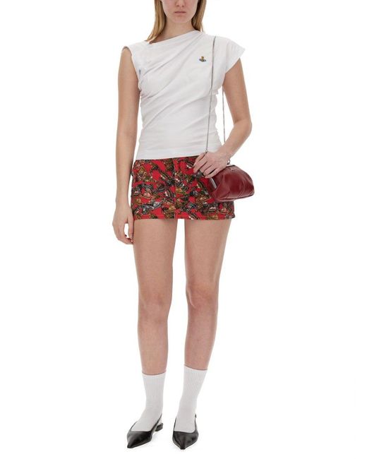 Vivienne Westwood Red Mini Skirt