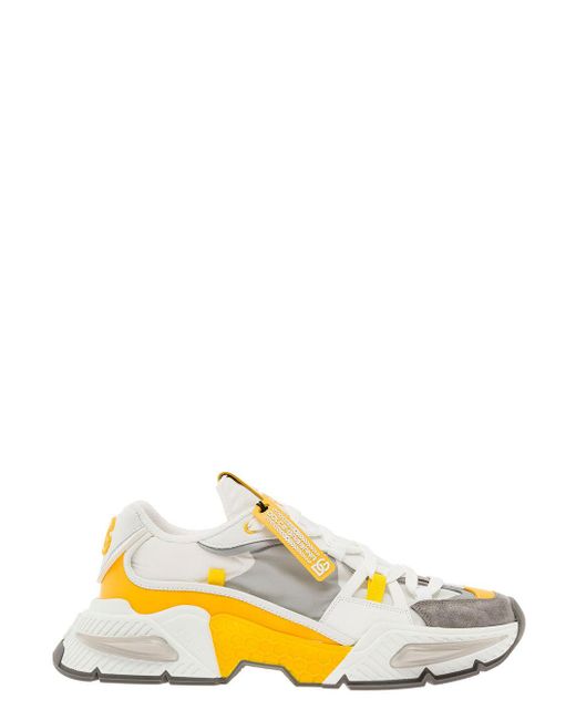 Dolce & Gabbana Airmaster Multicolor Sneakers In Nylon, Leather And ...