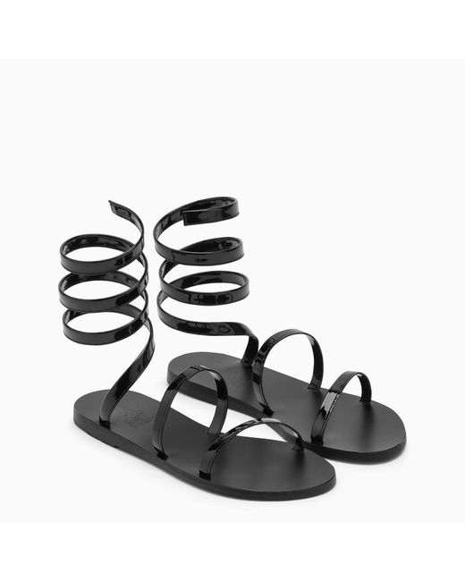 Ancient Greek Sandals Black Ofis Low Sandals
