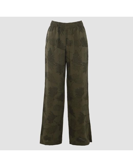 Golden Goose Deluxe Brand Green Dark Viscose Pants