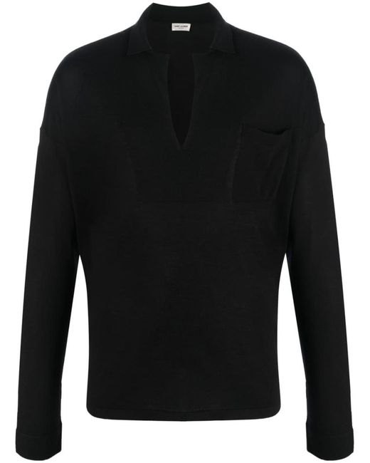 Saint Laurent Black T-shirts & Tops for men