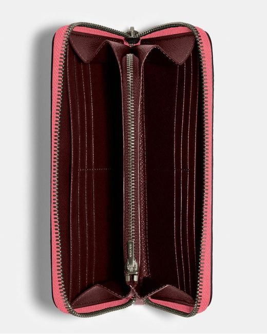 coach zip around wallet wristlet
