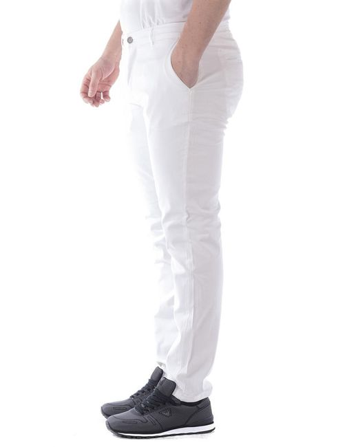 Daniele Alessandrini White Jeans Trouser for men