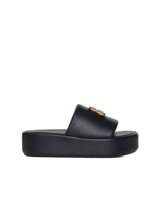 Balenciaga Black Sandals