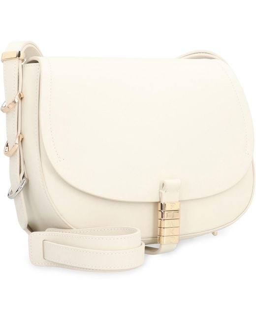 Pinko Natural Leather Crossbody Bag