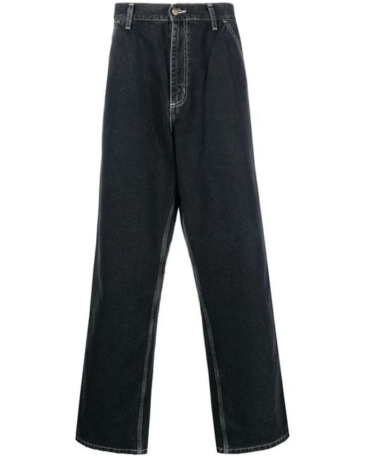 Carhartt Blue Simple Pant for men