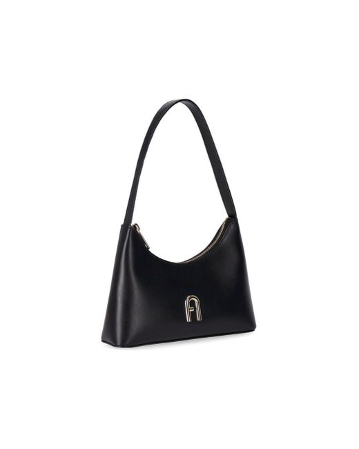 Furla Diamante Mini Black Shoulder Bag