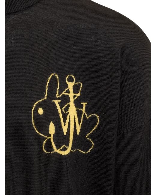 J.W. Anderson Black Bunny Sweater for men