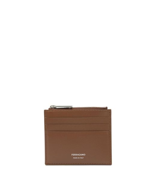 Ferragamo Brown Wallets & Card Holders for men