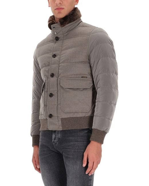 Moorer Gray "Fantoni-Osl" Jacket for men