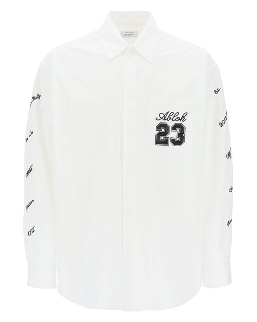 Off-White c/o Virgil Abloh Off White "oversized Shirt With for men