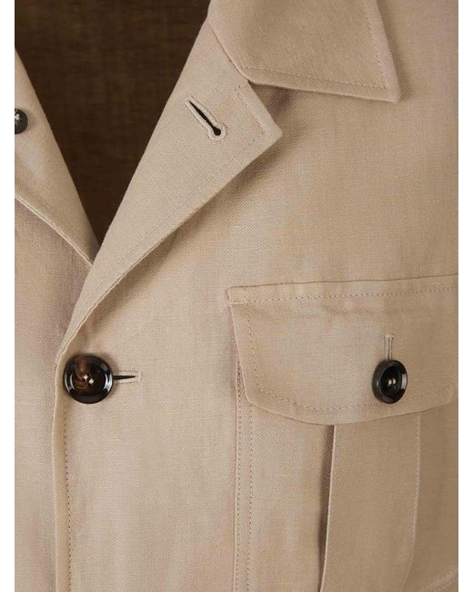 Brioni Natural Linen Jacket for men