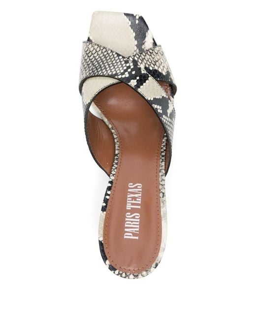 Paris Texas Gray Sandals
