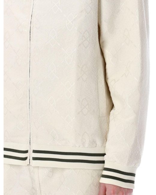 Daily Paper Natural Shakir Boucle Track Jacket for men