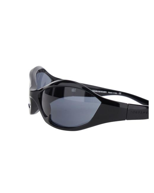 JORDANLUCA Blue Sunglasses With Engraved Logo for men