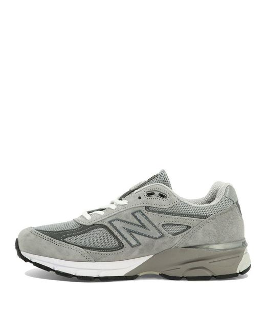 New Balance Gray Made In Usa 990v4 Core Sneakers for men