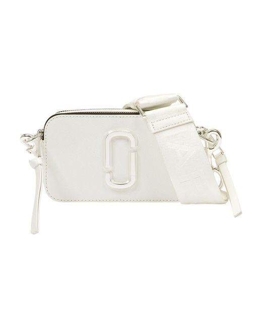 Marc Jacobs White The Snapshot Crossbody