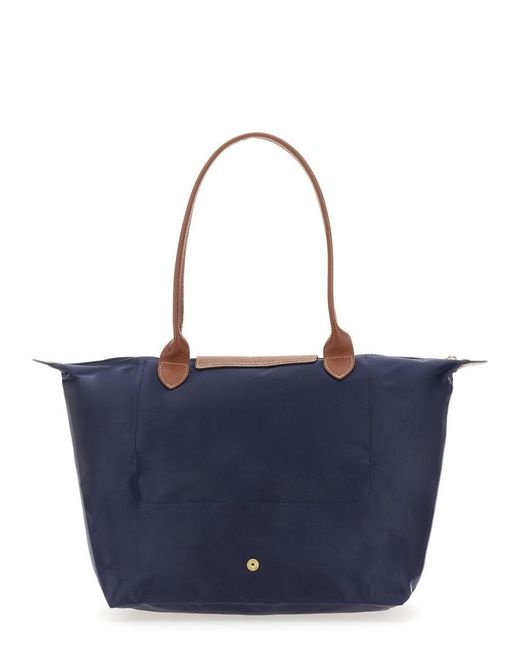 Longchamp Blue Borsa Le Pliage Large