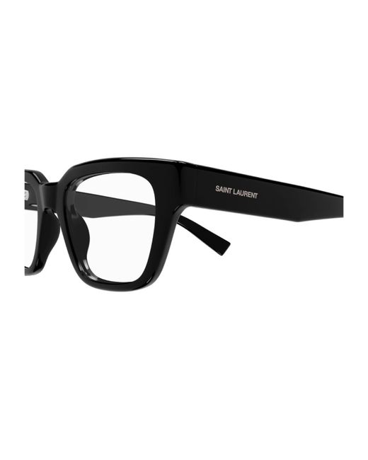 Saint Laurent Black Sl 804 Linea Sl Logo Eyeglasses