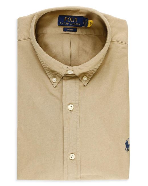 Ralph Lauren Natural Shirts Beige for men