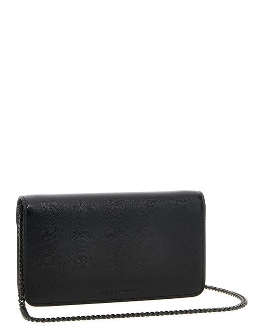 Marc Jacobs Black 'The Longshot' Wallet On Chain