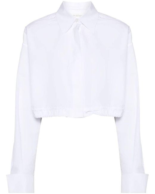 Sportmax White Cotton Shirt