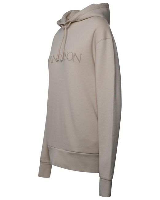 J.W. Anderson Gray Ivory Cotton Hoodie