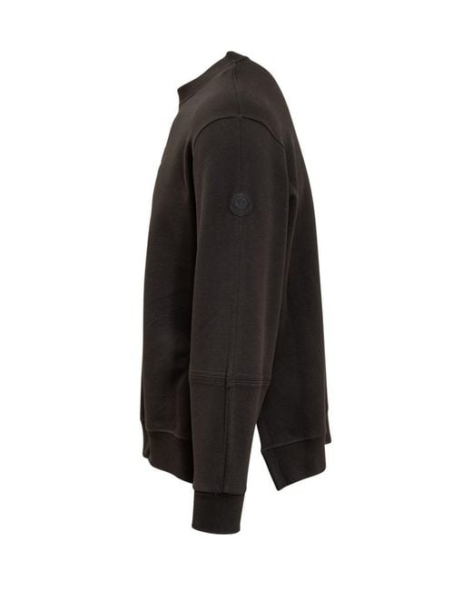 Moncler Black Sweatshirt With Logo